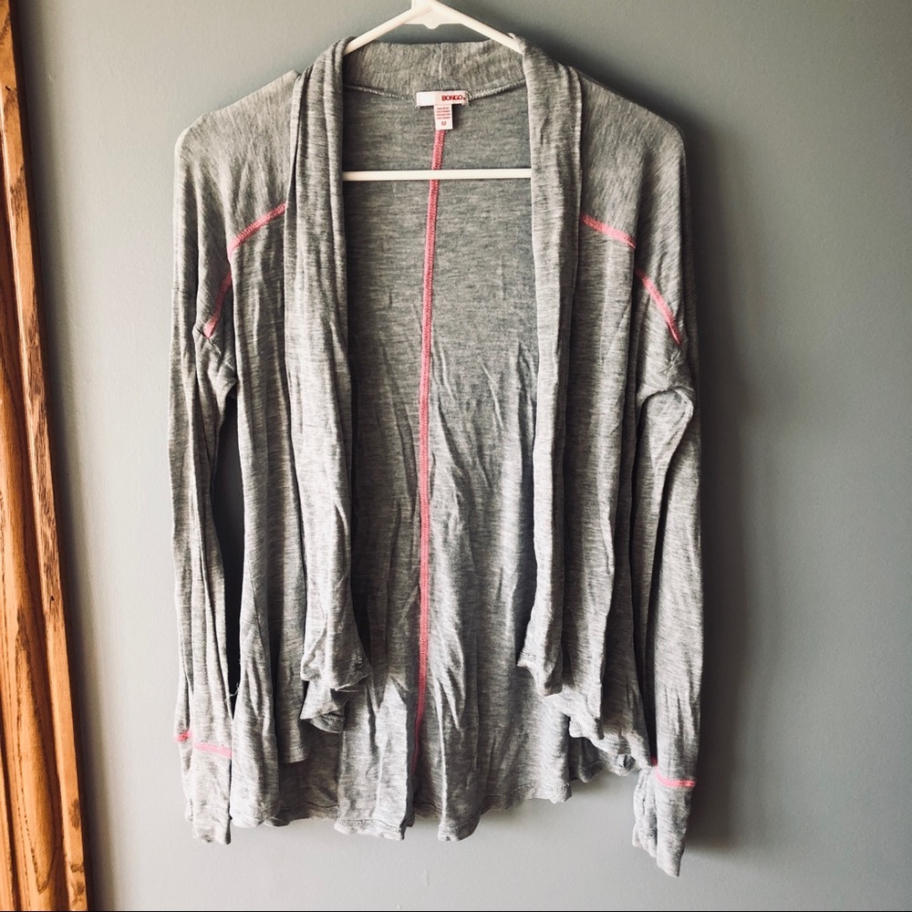 Bongo gray lightweight cardigan